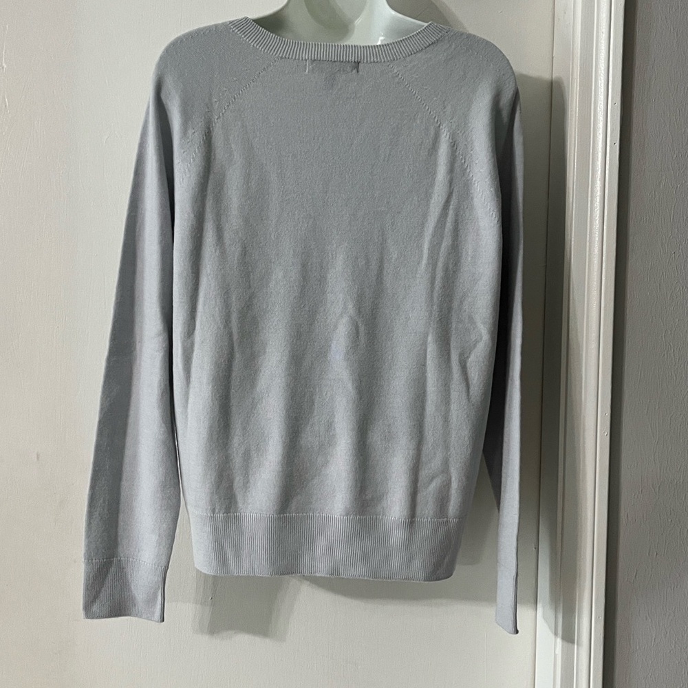Banana Republic Soft blue Merino Wool Sweater - Picture 3 of 8